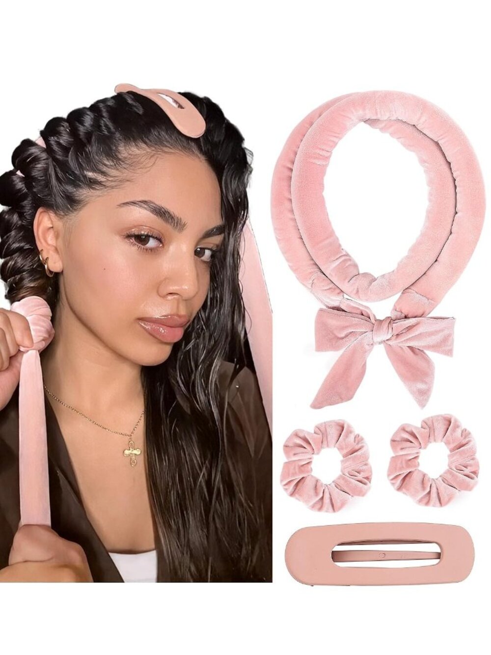 New Heatless Hair Curler, No Heat Hair Curlers to Sleep in